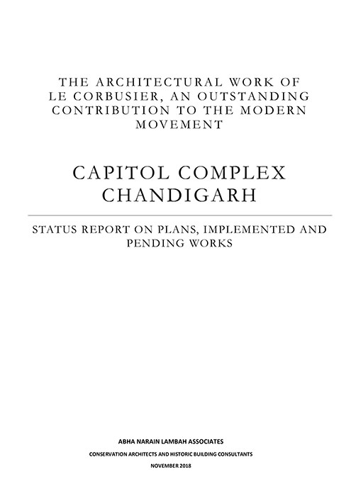 Dec 2018 - Status Report - Chandigarh Capitol Complex