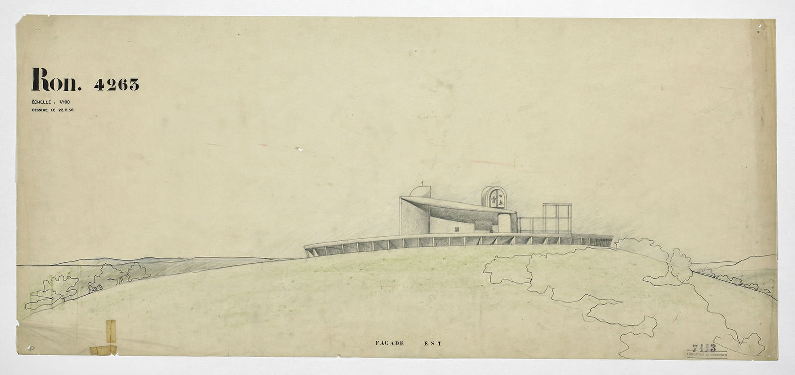 Wallfahrtskapelle NotreDameduHaut Le Corbusier World Heritage